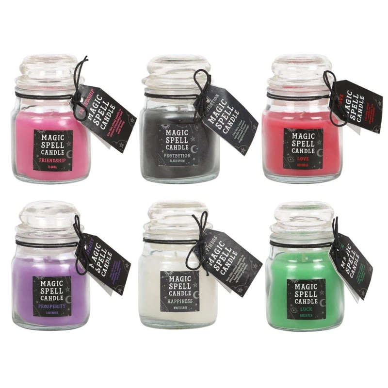 Image of Simplhome Magic Spell Candle Jar Gift Set Multi