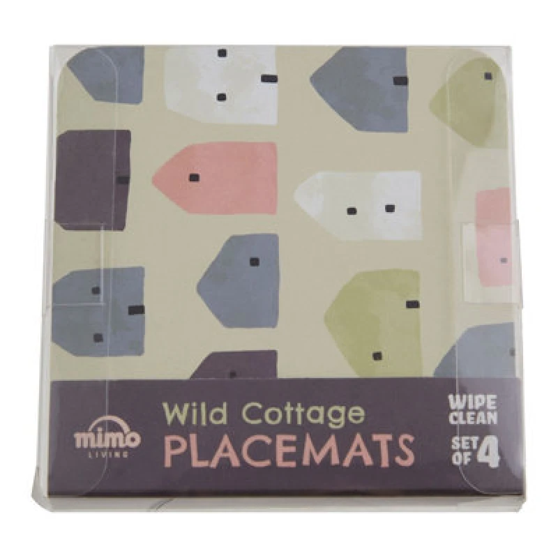 Image of Premier Housewares Calcot 4Pc Square Wild Cottage Coasters Multi