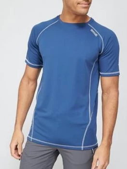 Image of Regatta Virda T-Shirt - Blue, Size S, Men
