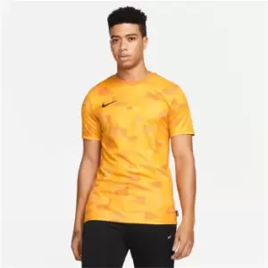 Image of Nike Thermal Football Top Mens - Orange