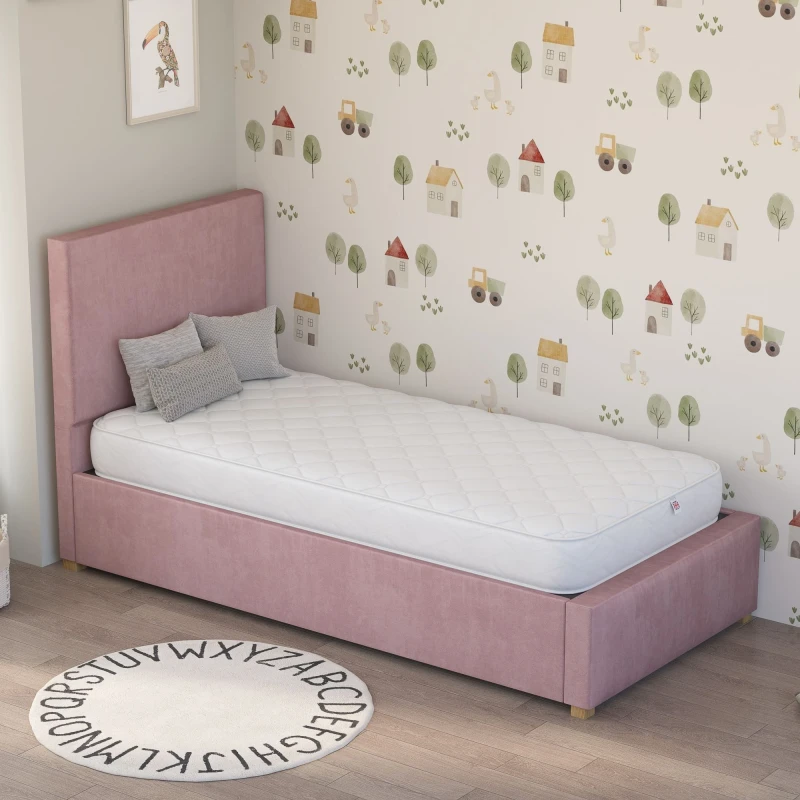 Image of Aspire Kids Memory Foam Healthy Start Mattress With Oeko-Tex Fabric, Size Small Double