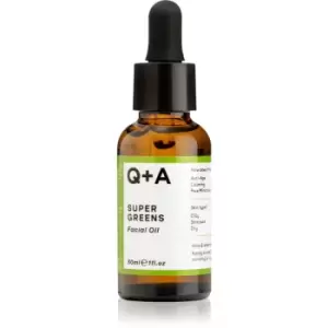 Image of Q+A Super Greens Nourishing Facial Oil 30ml