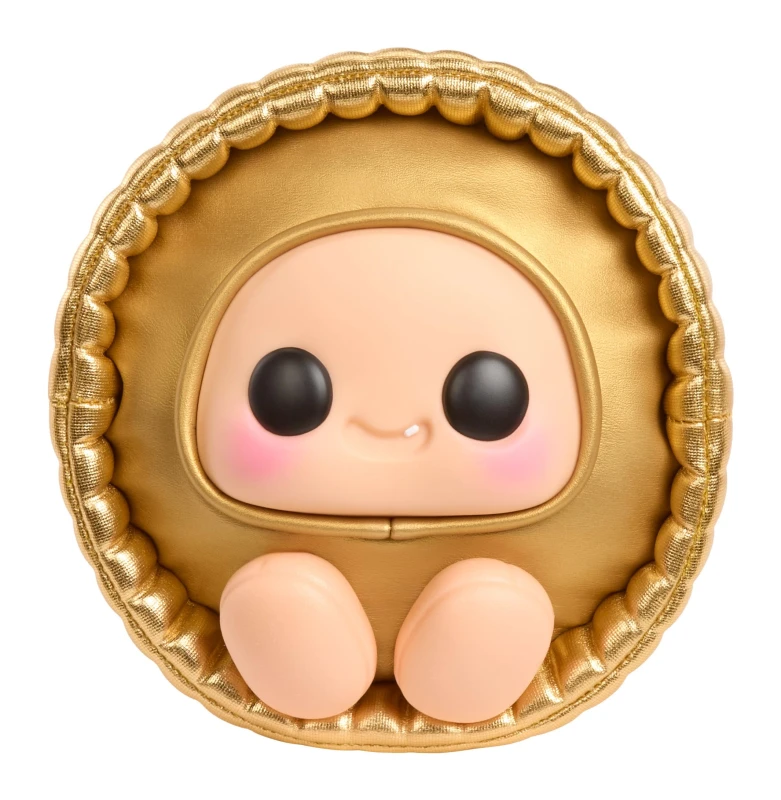 Image of Reese's Peanut Butter Cups Series - Soft Collectable Plush Characters 3 to Collect Including Milk Chocolate White Creme and All Gold Peanut Butter