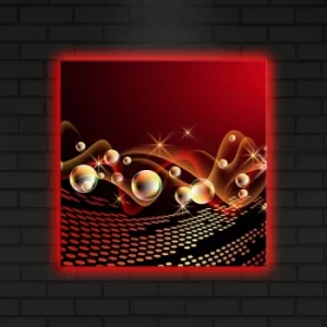 Image of 4040DACT-1 Multicolor Decorative LED Lighted Canvas Painting