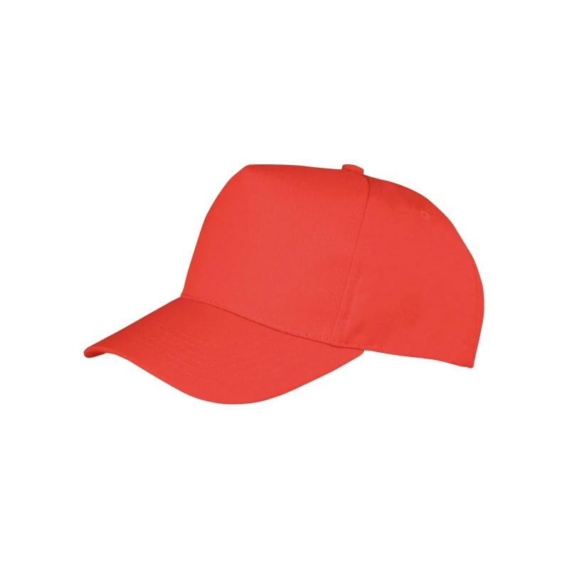Image of Result Womens Plain Orange Cap in Red Red Female One Size