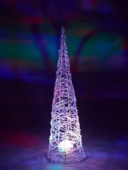 Image of Noma 65Cm Indoor Outdoor Cone With Multicolour Disco Light