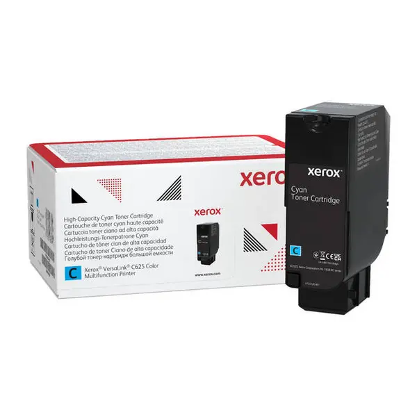 Image of Original Xerox 006R04637 High Capacity Cyan Toner Cartridge