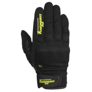Image of Furygan Jet D3O Black Fluo Yellow M