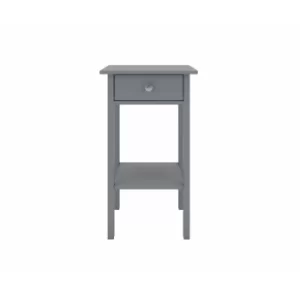 Image of Steens Tromso 1 Drawer Bedside Table, Grey