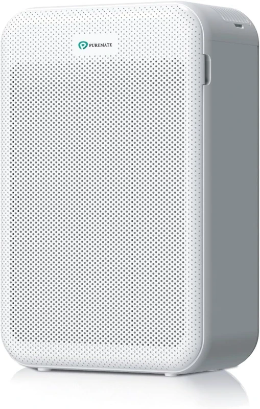 Image of PureMate HEPA Air Purifier w/ H13 True HEPA, 99.97% Allergen Removal, CADR 384 m³/h, Ultra Quiet, 3-Speed Fan, Sleep & Auto Mode Air Quality White Un