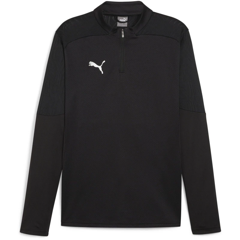 Image of Puma TeamFINAL Training quarter Zip Top Black male S