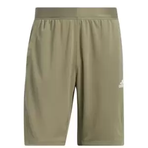 Image of adidas 3-Stripes 9-Inch Shorts Mens - Green