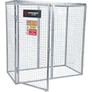 Image of Armorgard Gorilla Bolt Together Gas Cylinder Storage Cage 1800mm 900mm 1800mm