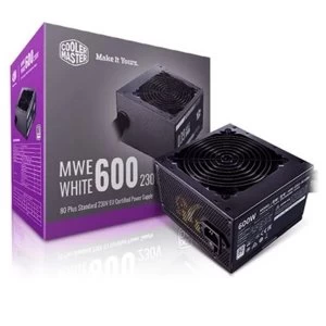 Image of Cooler Master MWE 600W 230V V2 120mm HDB Fan 80 PLUS Certified PSU