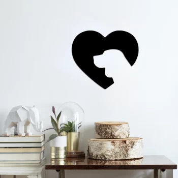 Image of Dog - Black Decorative Metal Wall Accessory