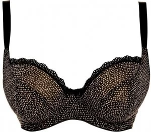 Image of Freya Summer haze underwire balcony bra Black