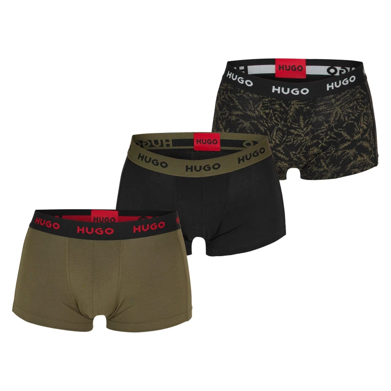 Image of Hugo Mens 3 Pack Trunks Miscellaneous male Small