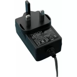 Image of R-TECH 857079 AC/DC Adapter 9vdc 2.5amp UK Plug Top
