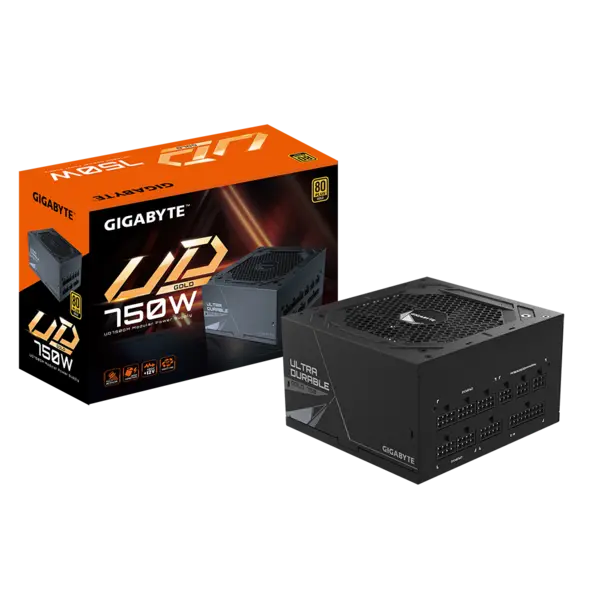 Image of Gigabyte UD750GM 750W Gold Certified Modular PSU - GP-UD750GM GUK