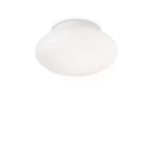 Image of Bubble LED 1 Light Outdoor Flush Light White IP44, E27