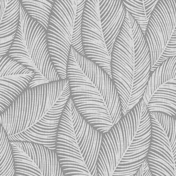 Image of Muriva Ltd Muriva Denver Leaf Grey Wallpaper 196311