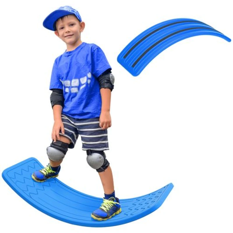 Image of ZONEKIZ Balance Board, Kids Wobble board for 3-6 Years, Dark Blue, Pink 331-036V00DB
