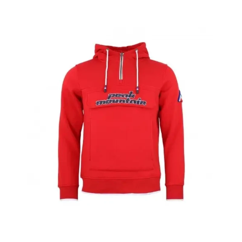Image of Peak Mountain Hoodie fleece Peak Mountain Ceflow Rouge Male L CEFLOW/XH-ROUGE