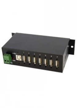 Image of StarTech Mountable Rugged Industrial 7 Port USB Hub