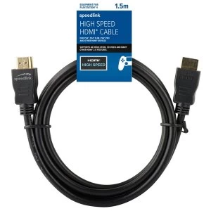 Image of Speedlink High Speed HDMI Cable with Gold-Plated Contacts For PS4 1.5m
