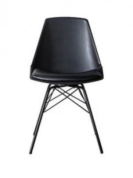 Image of Hudson Living Finchley Set Of 4 Dining Chairs- Black