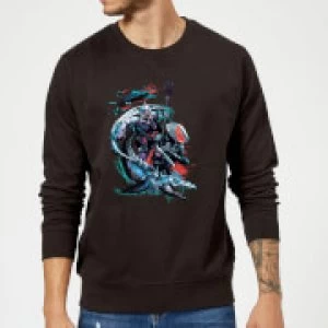 Image of Aquaman Black Manta & Ocean Master Sweatshirt - Black - S