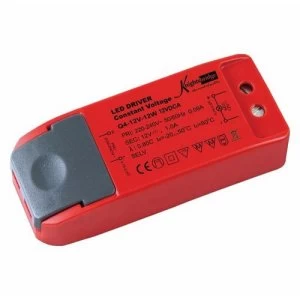 Image of KnightsBridge 12V 0-12W IP20 DC LED Flexible Rope Lighting Power Supply Driver