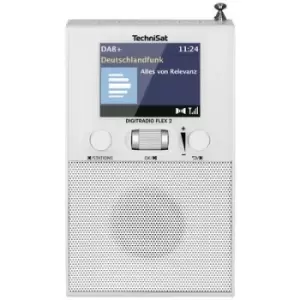 Image of TechniSat DIGITRADIO FLEX 2 Flush-mount radio DAB+, FM Bluetooth Incl. speaker box, Alarm clock White