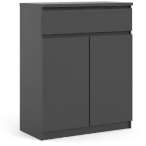 Image of Furniture To Go - Naia Sideboard - 1 Drawer 2 Doors in Black Matt - Black Matt