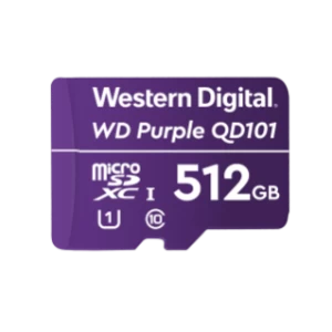 Image of Western Digital WD Purple SC QD101 512GB MicroSDXC Memory Card WDD512G1P0C