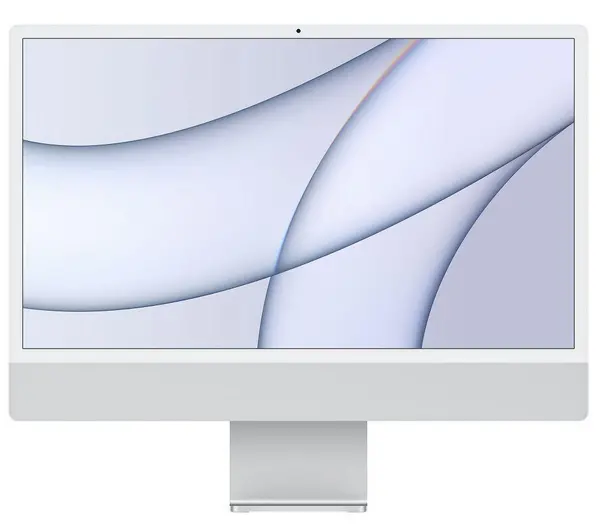 Image of Apple iMac 4.5K 24" (2021) - M1, 256GB SSD, Silver/Grey