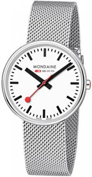 Image of Mondaine Watch Mini Giant D - White MD-147