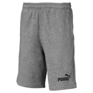 Image of Puma No 1 Fleece Shorts Junior Boys - Grey