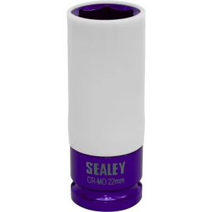 Image of Sealey 1/2" Drive Impact Socket Metric for Alloy Wheels 1/2" 22mm
