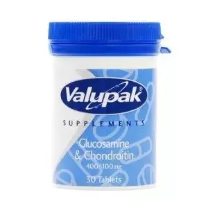 Image of Valupak Glucosamine & Chondroitin 30 Tablets