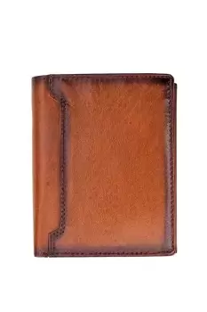 Image of 'Carlton' Leather Trifold Wallet