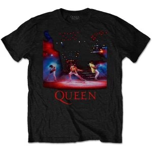 Image of Queen - Live Shot Spotlight Unisex Small T-Shirt - Black