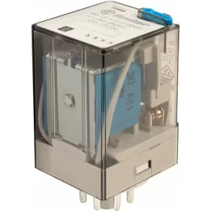 Image of Finder 60.12.9.012.0040 12V Relay DPDT DC Octal Base Fitting