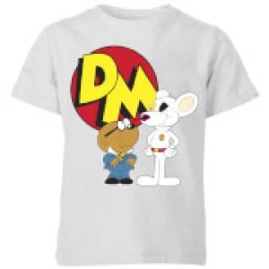 Image of Danger Mouse DM And Penfold Kids T-Shirt - Grey - 3-4 Years