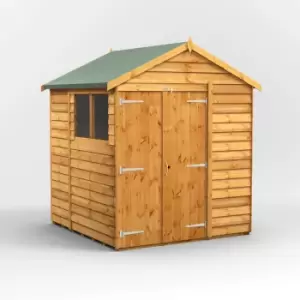 Image of 6X6 Power Overlap Apex Double Door Shed