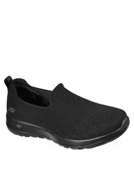 Image of Skechers Go Walk Joy Plimsolls - Black, Size 4, Women