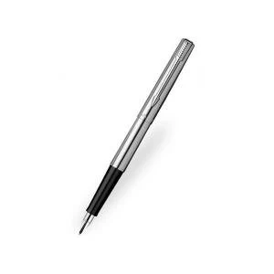 Image of Parker Jotter Crafted Stainless Steel Body Medium Nib Blue Ink