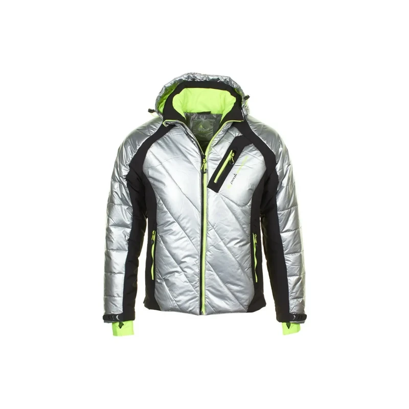Image of Peak Mountain Ski jacket Peak Mountain Cilver Argente Male 2XL CILVER/JS/ARGENT-NOIR