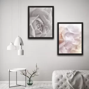 Image of Soft Set Multicolor Decorative Framed Painting (2 Pieces)