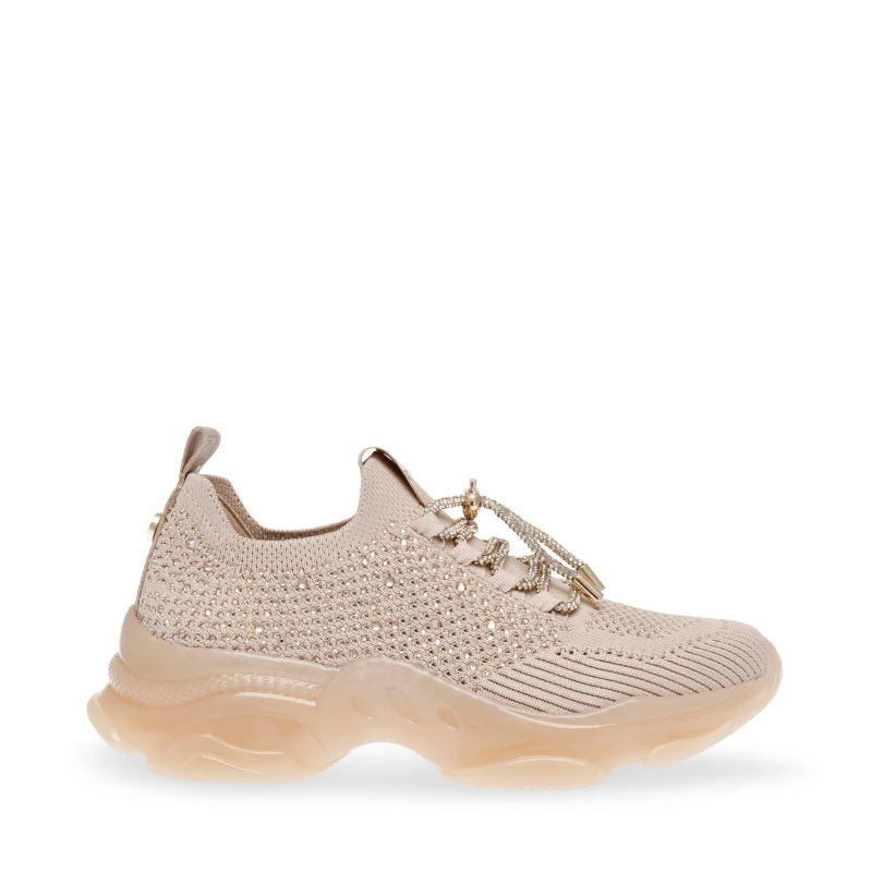 Image of Steve Madden Womens Meter Low-Top Trainers Blush female 3 (36)